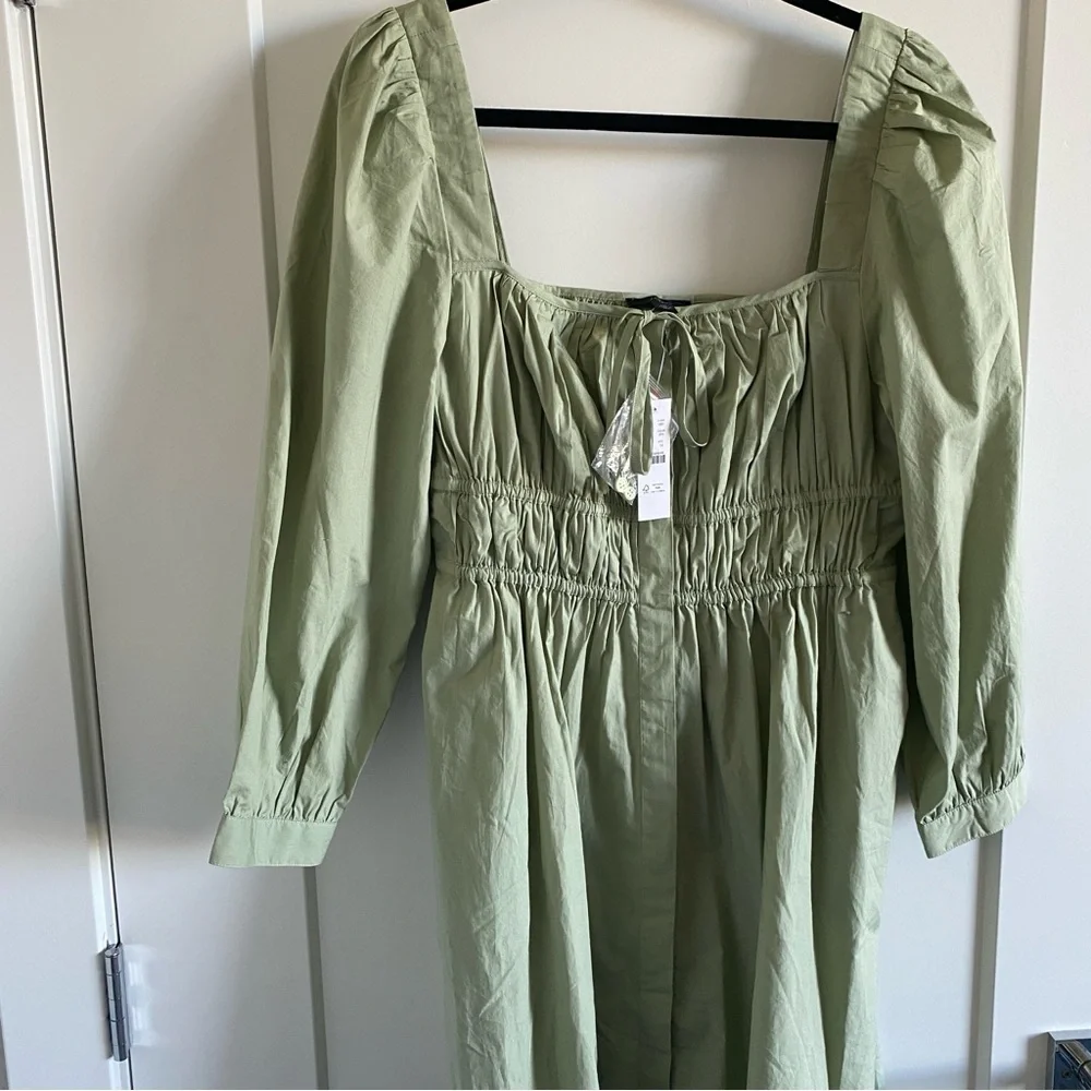 Sage square neck dress J Crew - Picture 6 of 6